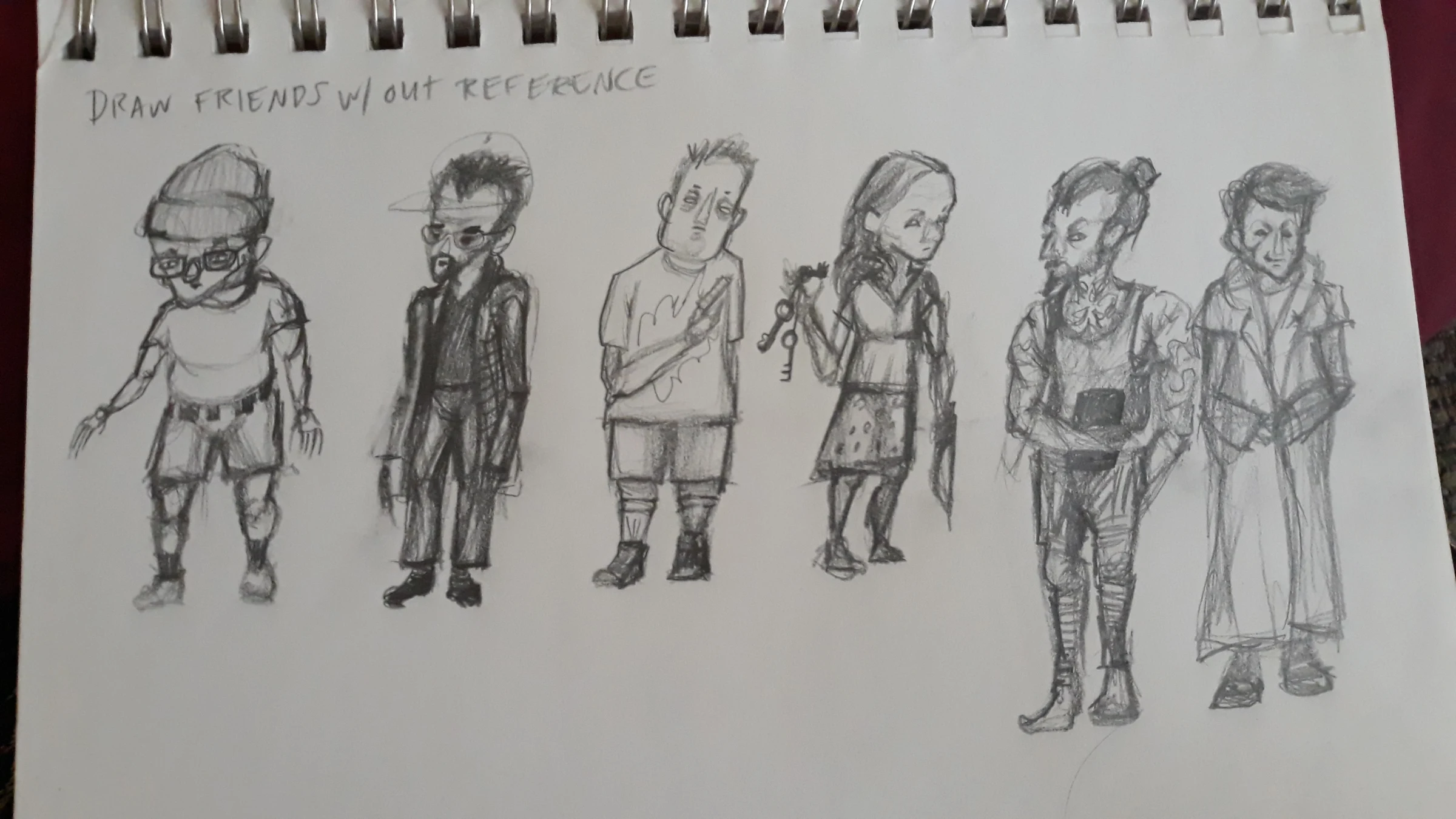 Draw Friends w/out Reference