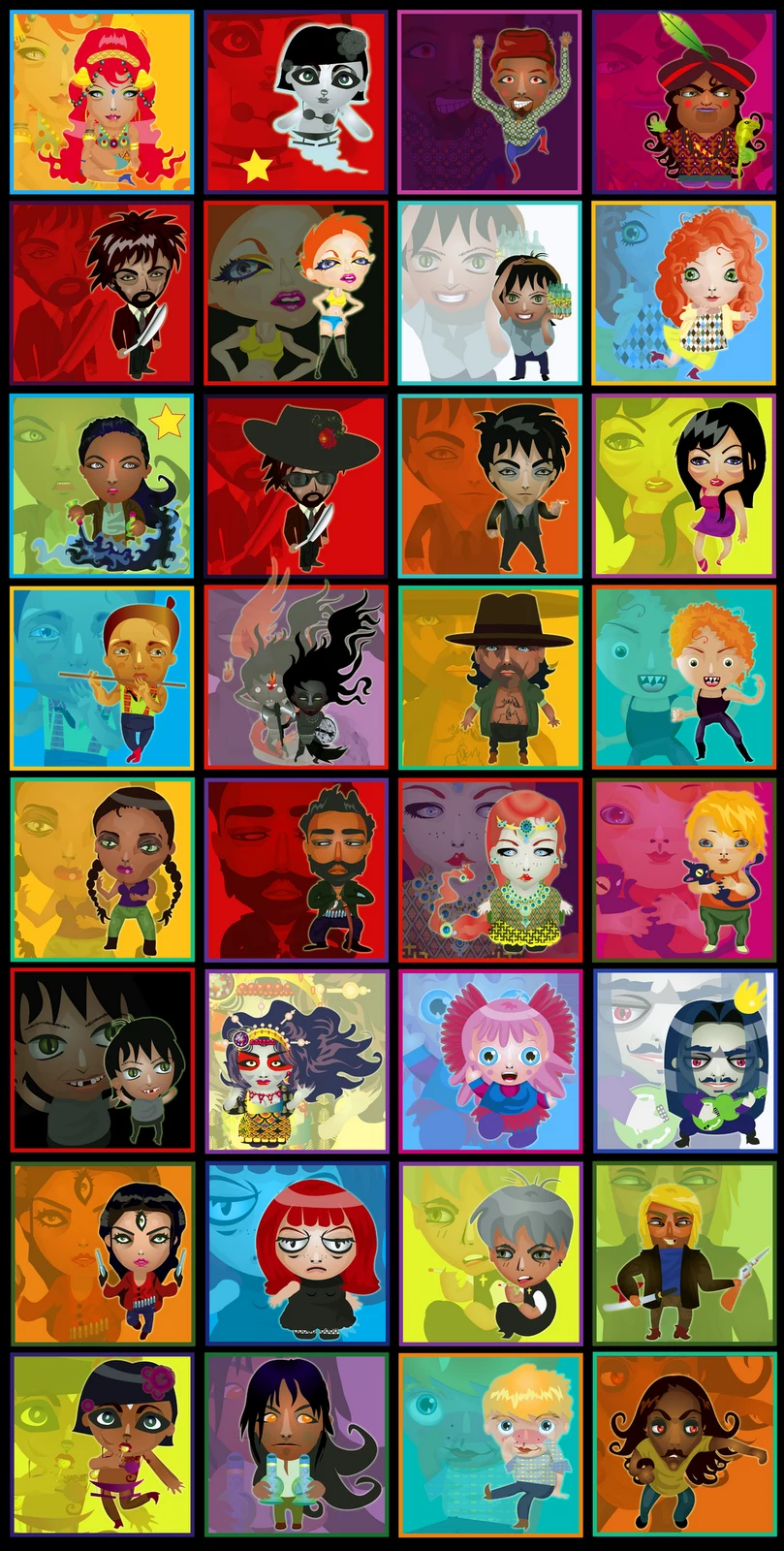 New Babylon x Kyuujotai Characters