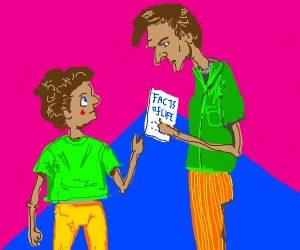 Father Teaches Son Facts of Life