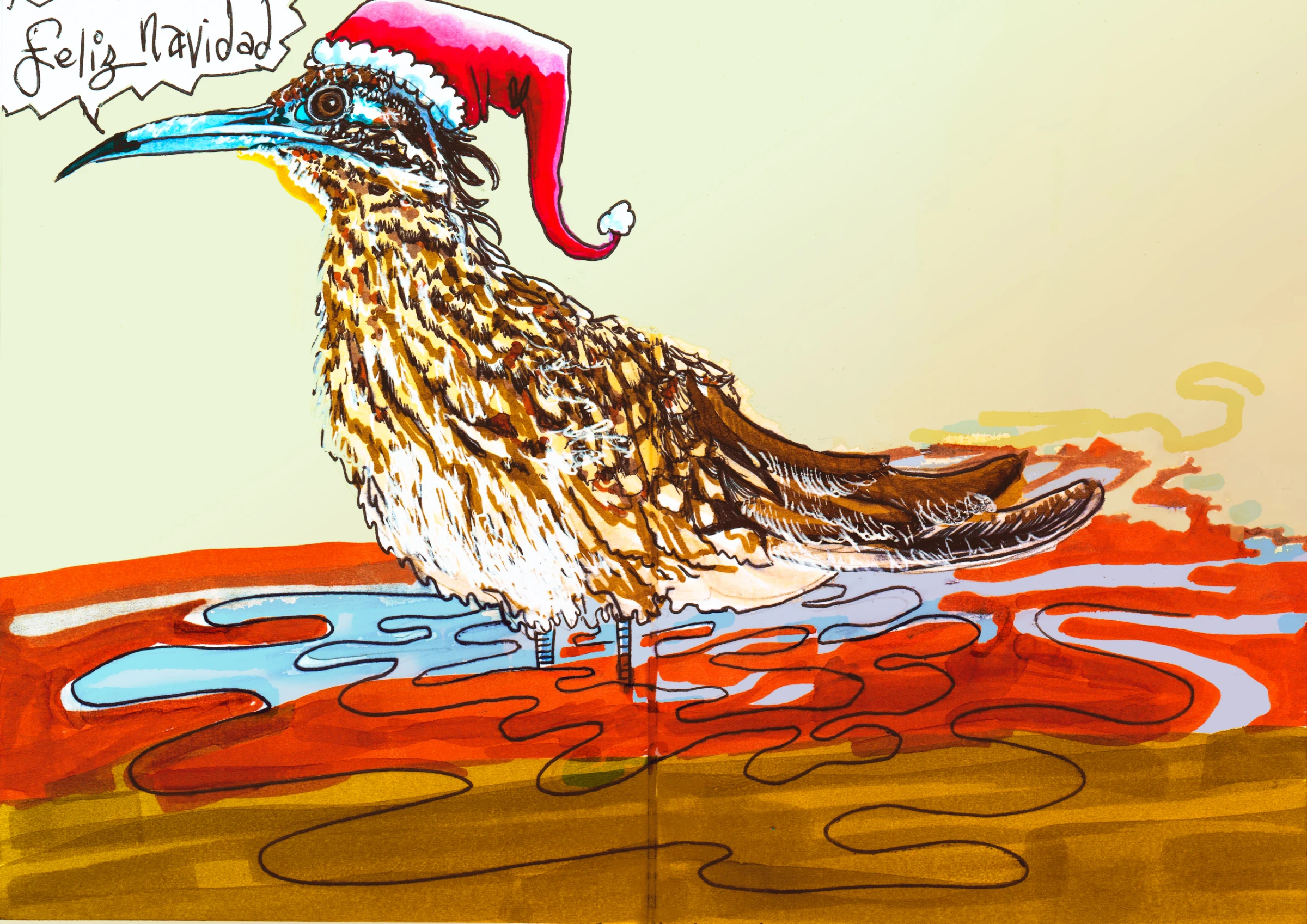 Holiday Card - Roadrunner