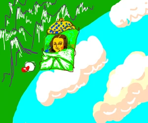 "Baby Mona Lisa in the Sky"