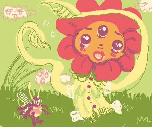 "Three-Eyed Flower"