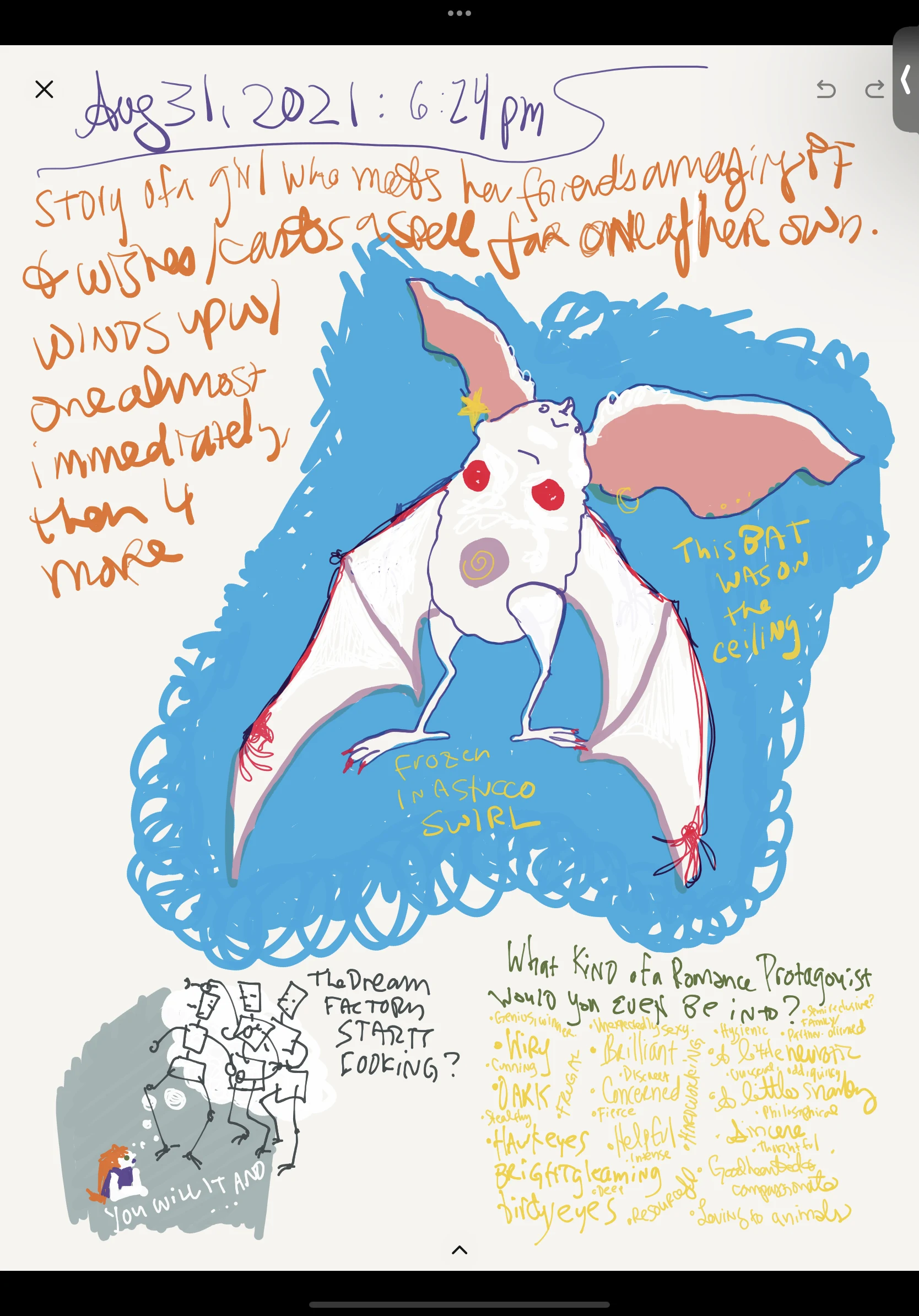 Dream Journal 6: Albino Bat