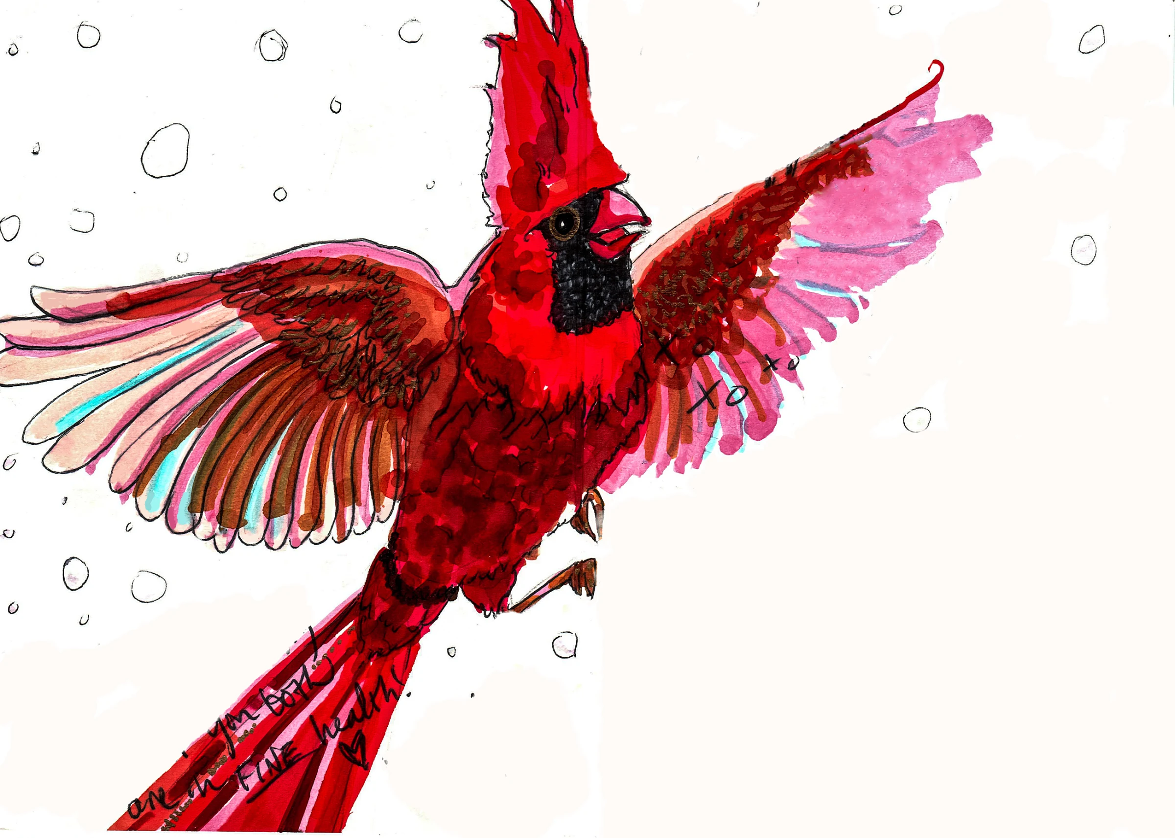 Holiday Card - Cardinal I