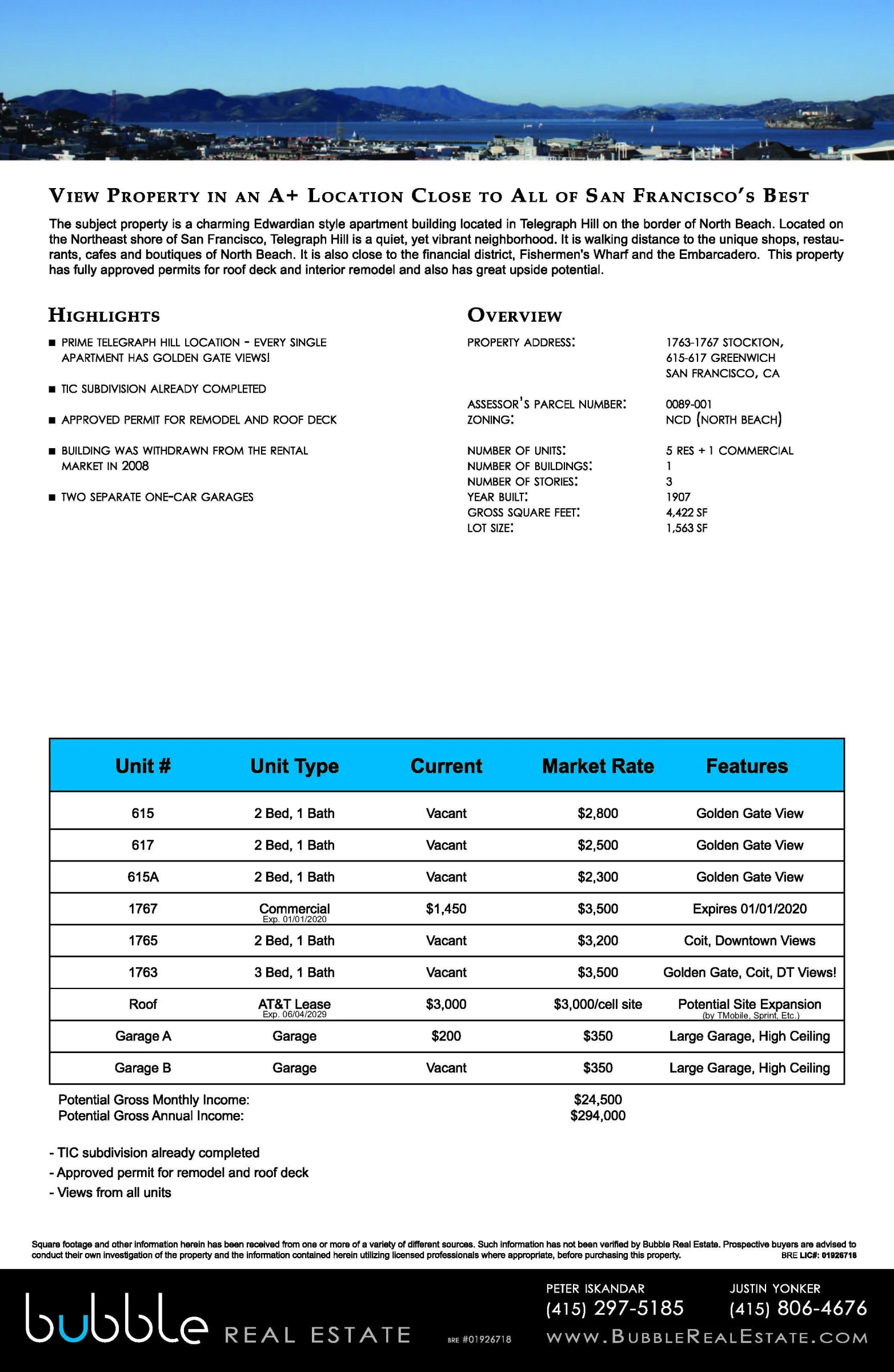 Bubble Property Spec Sheet (interior)
