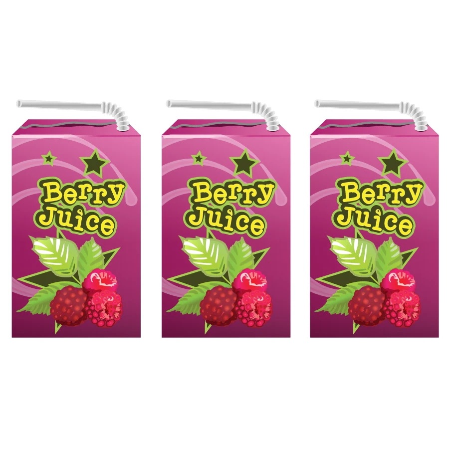 Back in the day, I contributed to the illustrations for a math text book.

This berry juice went too hard for acceptance as the final product, because we were working from a style sheet so all the artists' illustrations would match up, but my heart still belongs to this maximalist juice box design.