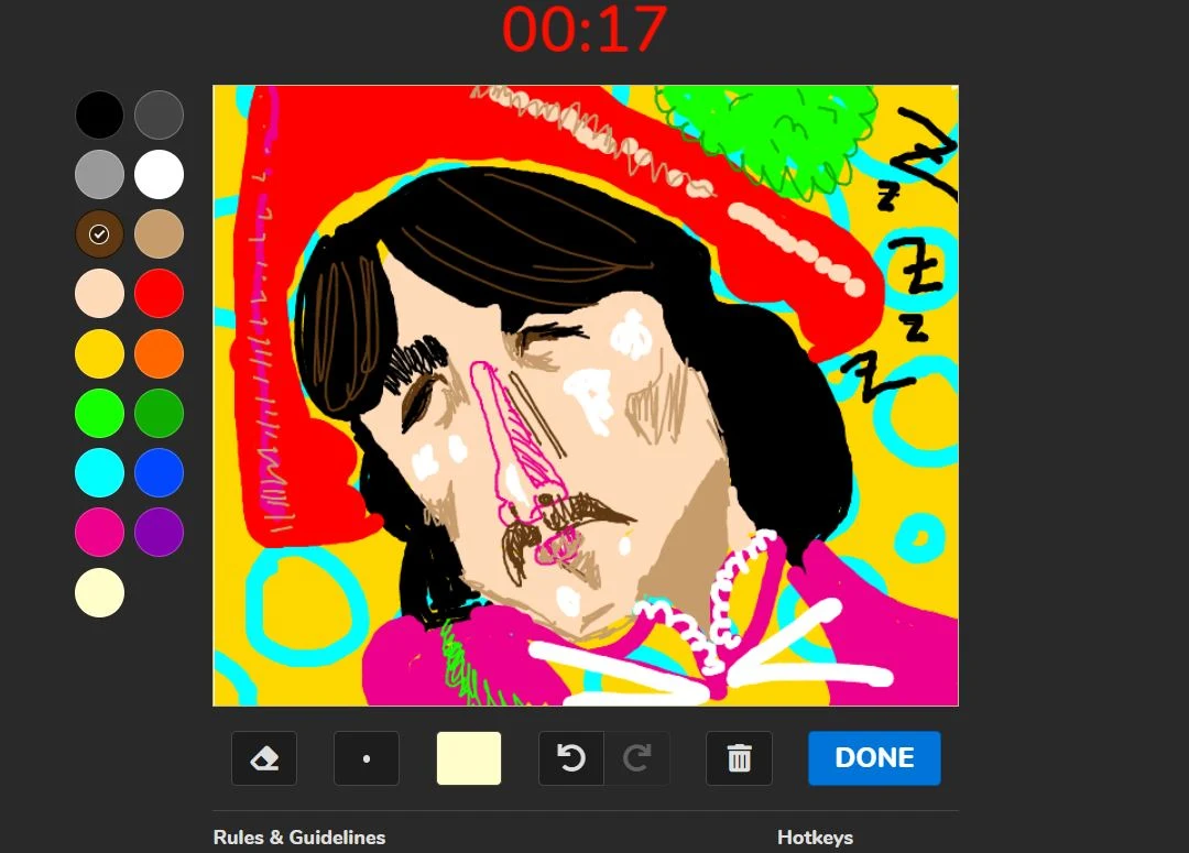 sleepy ringo aka George Harrison as Sgt Pepper Sleeping.JPG