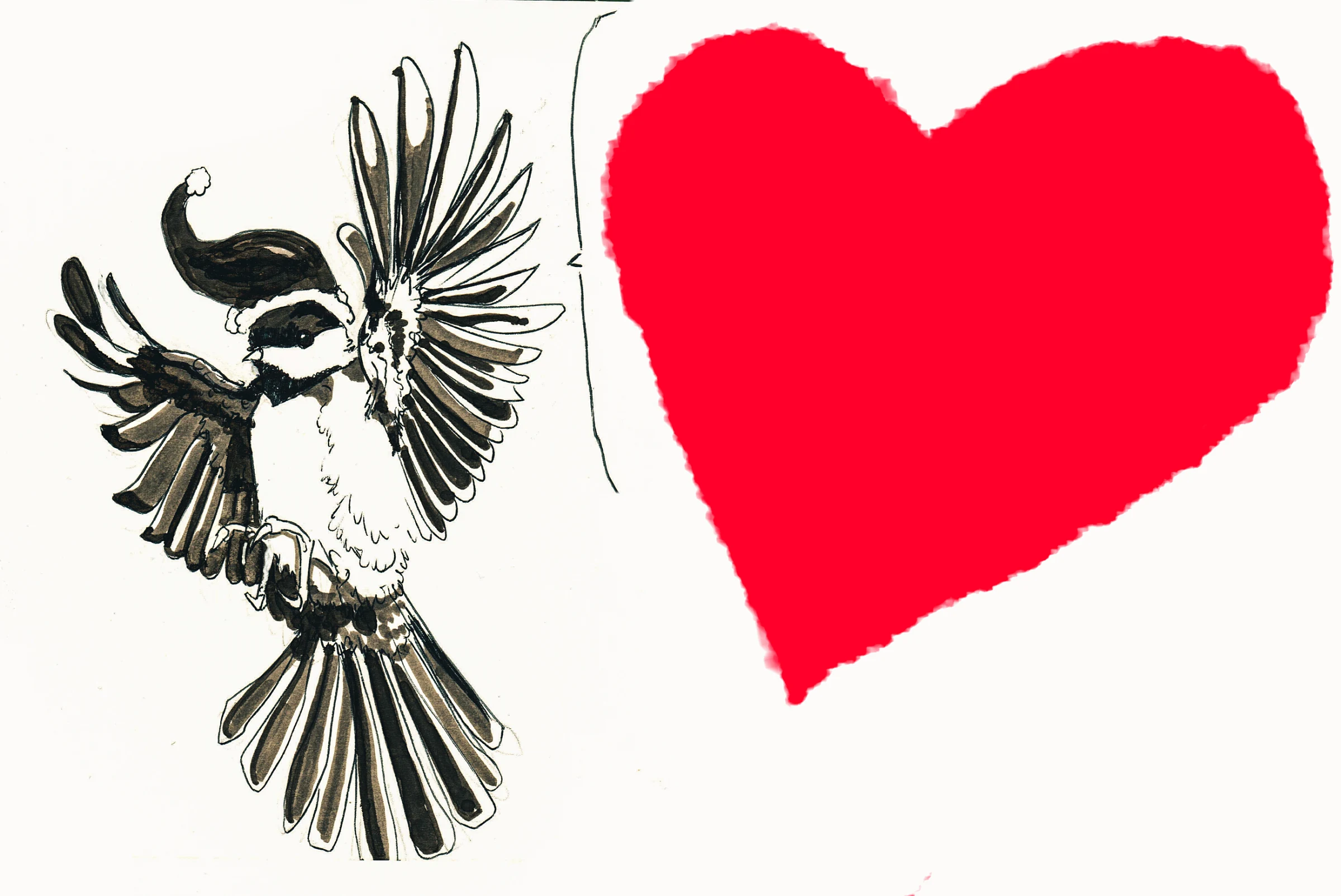 Holiday Card - Chickadee Love