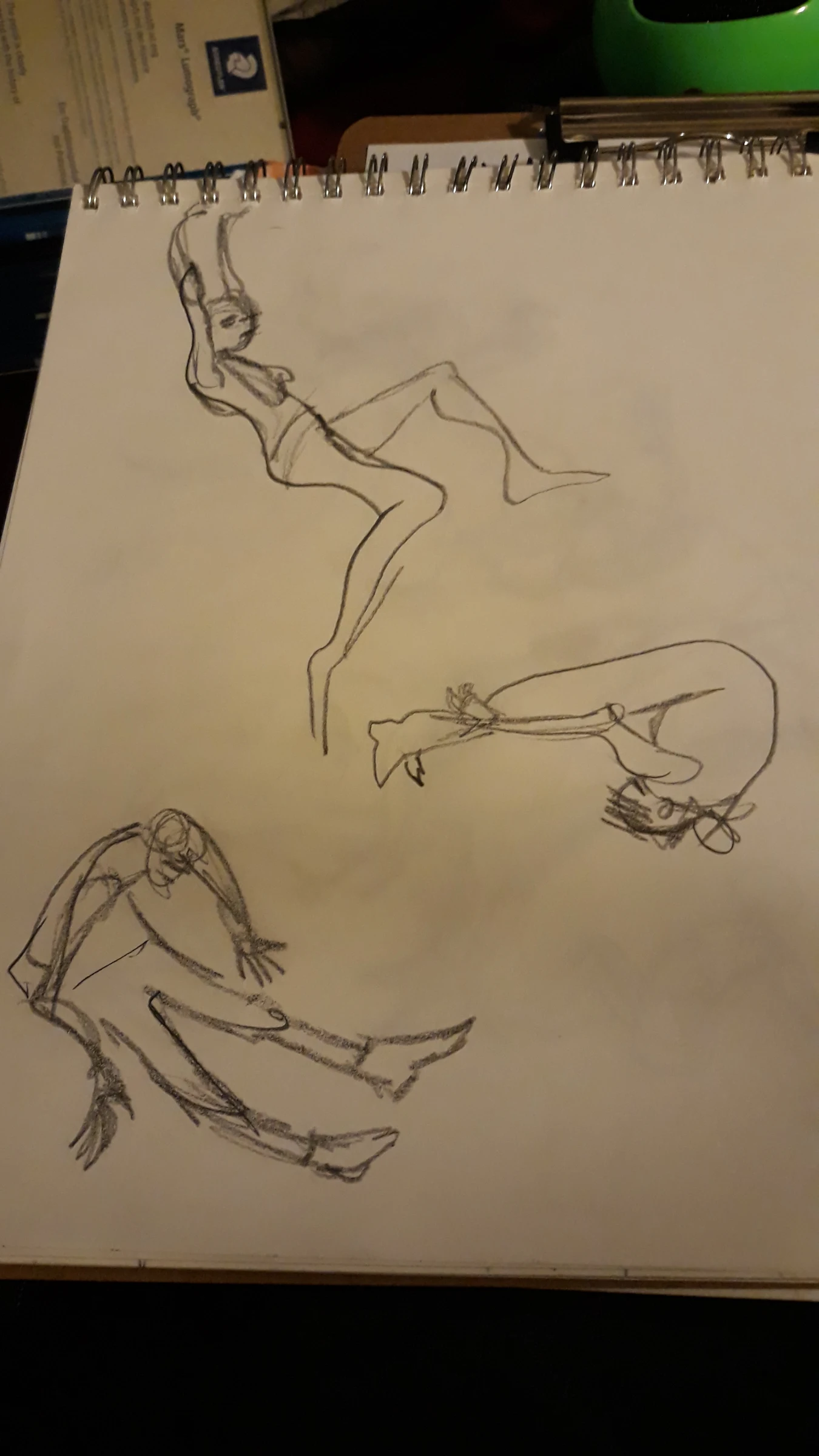 Drawing some line of motion action shots.