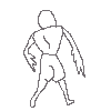 Unsettling walk cycle