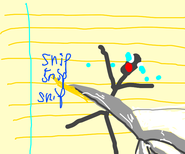 "Stick Figure Gets Cut"