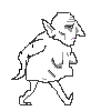 Goblin walk cycle