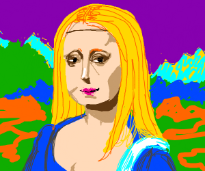 "Blonde Mona Lisa"