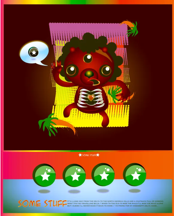 Generic Vector Fodder for App Game Market