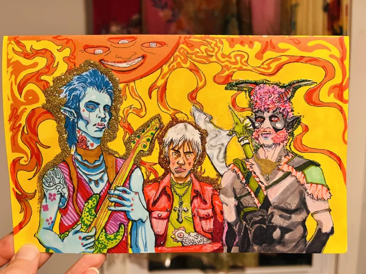 Holiday Card - Kyuujotai Boiz (finished)