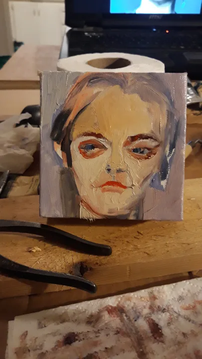 tiny canvas portrait I (view B)
