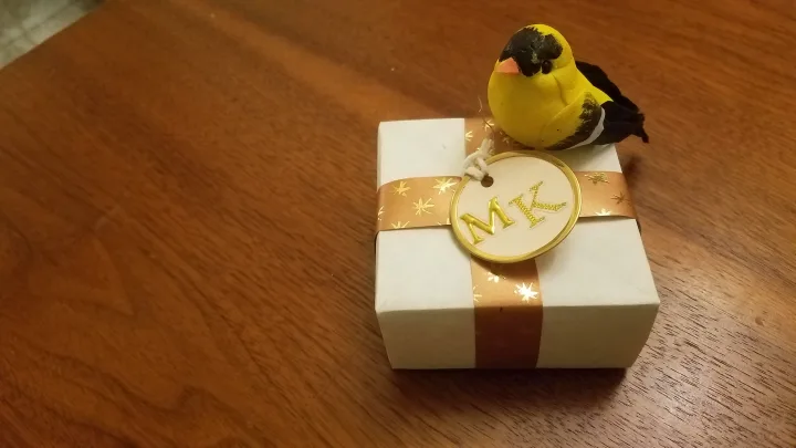Marla & Kade wedding photos USB box