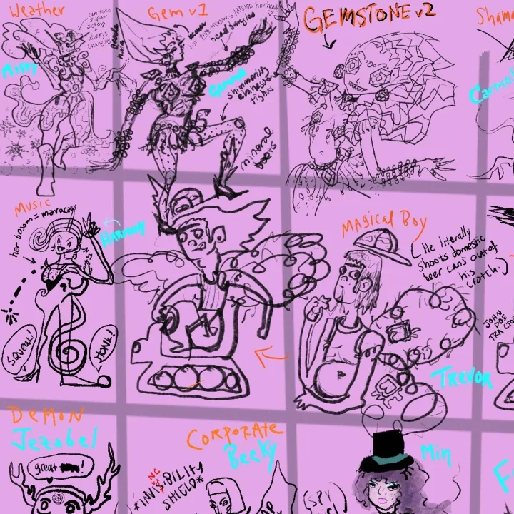 Magical Girls Medley - detail 2