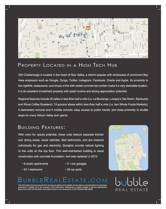 Bubble Property Spec Sheet (back)